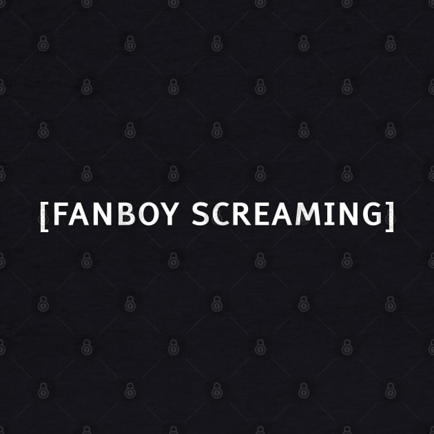 Fanboy Screaming Funny Meme Costume Closed Captions and Subs by Teeworthy Designs